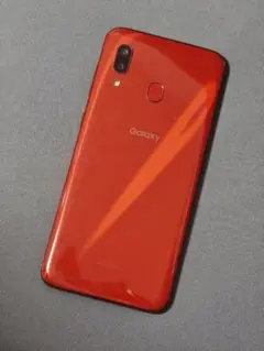 au SCV43 SAMSUNG Galaxy A30 赤