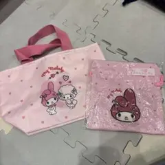 マイメロディー　トートバッグ　巾着