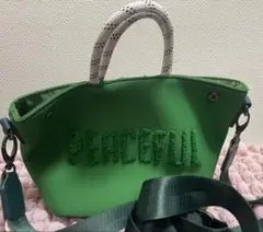 PECHINCHAR グリーン　トートバッグ