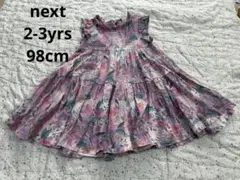 next 半袖フリルワンピース 2yrs 98cm