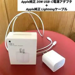Apple 20W USB-C電源アダプタ＋Lightningケーブル（1m）