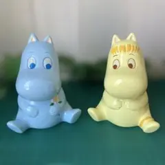 ムーミン＆フローレン　陶器　貯金箱