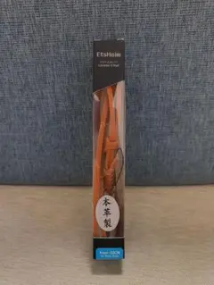 EtsHaim 本革製 カメラストラップ オレンジ