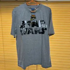 STAR WARS スターウォーズ　グレー Tシャツ タグ付き　L 新品　未使用