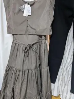 値下げ！！MLセットアップボレロワンピ5980円大人可愛い着回し自由