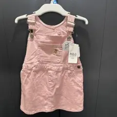 POLOベイビー服　80サイズ　ピンク　オーバーオール