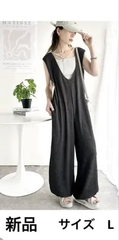 裾ドロストサロペット　前後2way