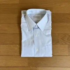 新品未使用　CHOYA QUEENSBURY 水色 ストライプ 長袖　サイズＬ