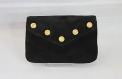 CHANEL(シャネル)スエード ポーチ Vステッチ70323/26番台・カード