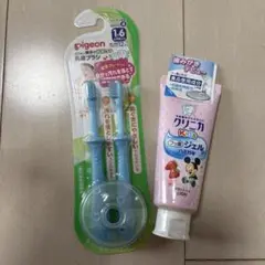 歯ブラシと歯磨き粉
