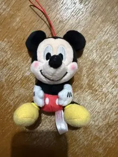 ミッキーマウス ぬいぐるみストラップ 約10cm