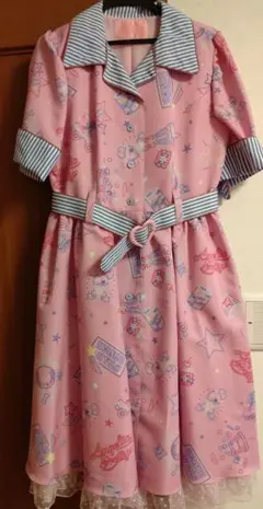 ネオンスターダイナーピンクワンピース