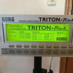 KORG TRITON-Rack 箱、説明書付き EXB-06/07付属 USED Korg Triton Rack Expandable Hi Module Sampler