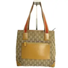 GUCCI グッチ シェリーライン ハンドバッグ キャンバス GG トートバッグ