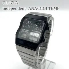 激レア　美品　シチズン　インディペンデント ANA-DIGI TEMP アナデジ
