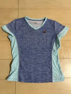 ellesse Vネック Tシャツ 青水色
