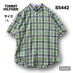 【即購入OK】TOMMY HILFIGER 半袖シャツ サイズL チェック