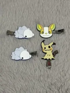 ポケモンセンター　前髪クリップ　4点セット