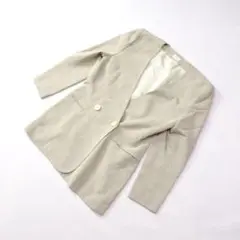 FOXEY フォクシー ノーカラー テーラードジャケット ワイド ダブル