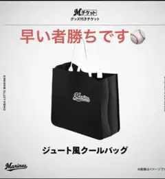 早い者勝ち！千葉ロッテマリーンズ　限定配布クールバッグ