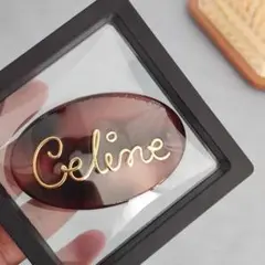 CELINE セリーヌ ヘアバレッタ 刻印あり