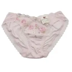 新品タグ付 Wacoal 花柄レースショーツ M ピンク系