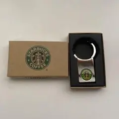 【値下げしました】スターバックス ロゴスクエアキーホルダー