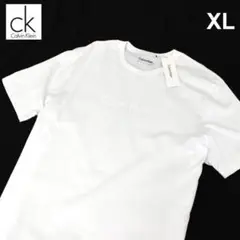 Calvin Klein◇カルバンクライン◇白色×白ロゴ◇Tシャツ/CT71XL
