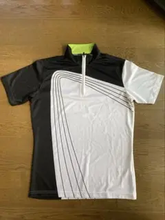 adidas ジッパー付きポロシャツ Mサイズ