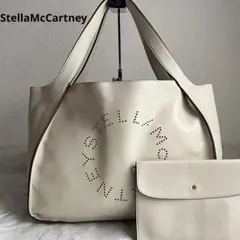 StellaMcCartney トートバッグ アイボリー フェイクレザー