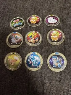 ［当時品］ポケモンメンコ9枚セット　面子　レア