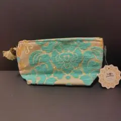 モロッコ生地 刺繍ポーチ 日本製 Sonia journey 新品未使用