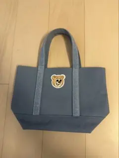 フェイラー　オールドテディ　ライトブルー　小 トートバッグ