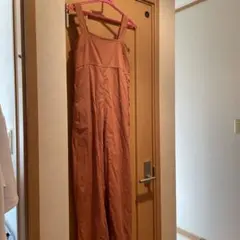 UNIQLO サロペット オレンジ S