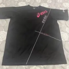 asics バレーボール シャツ 黒　レディース