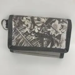 Columbia 花柄 三つ折り財布 キーリング付き