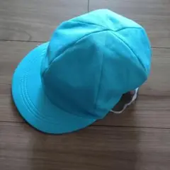 カラー帽子　水色