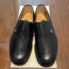 BALLY ブラック スリッポン シューズ