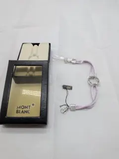 【未使用品】MONT BLANC モンブラン パープルブレスレット