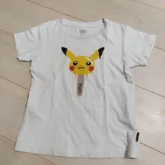 ユニクロ　ピカチュウ アイスクリーム Tシャツ 110cm