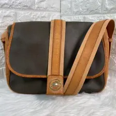 HUNTING WORLD レザーxPVC ショルダーバッグ