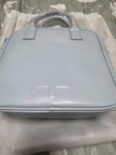 【新品】ADAM ET ROPE アダムエロペ ロゴボストンバッグ サックス