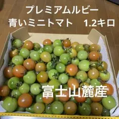 ミニトマト 青いトマト プレミアムルビー 富士山麓産