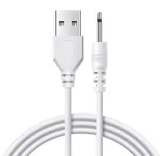 充電ケーブル USB to DC DC充電ケーブル 100cm ホワイト