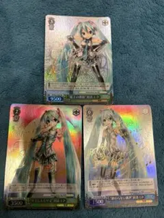 ヴァイス　初音ミク　XR サイン　SP3枚セット
