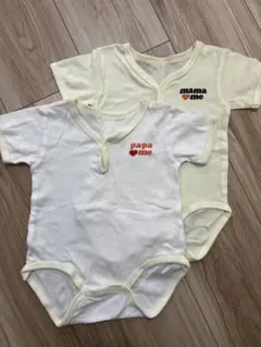 ロンパース 2枚セット mama papa
