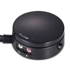 【PC用】ボリュームコントローラー 3.5mm マイク/ヘッドセット/スピーカー