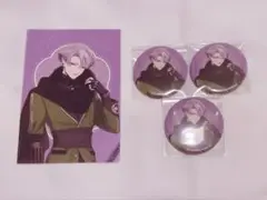刀剣乱舞 アフタヌーンティー 五月雨江 缶バッジ ポストカード