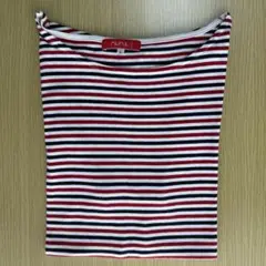 AVAIL ボーダーメンズTシャツ Lサイズ