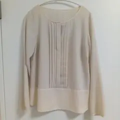 シフォン風 プルオーバーブラウス